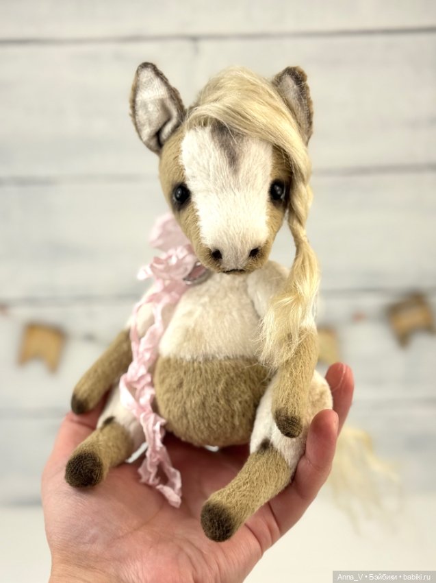 Тедди лошадка Мира — Авторские мишки Тедди и друзья: фото (фото 4)