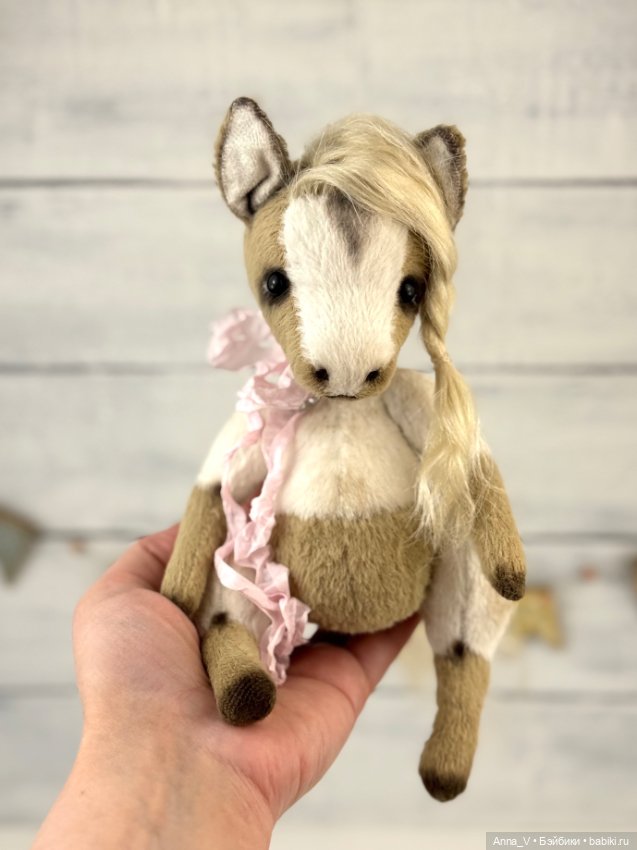 Тедди лошадка Мира — Авторские мишки Тедди и друзья: фото (фото 2)