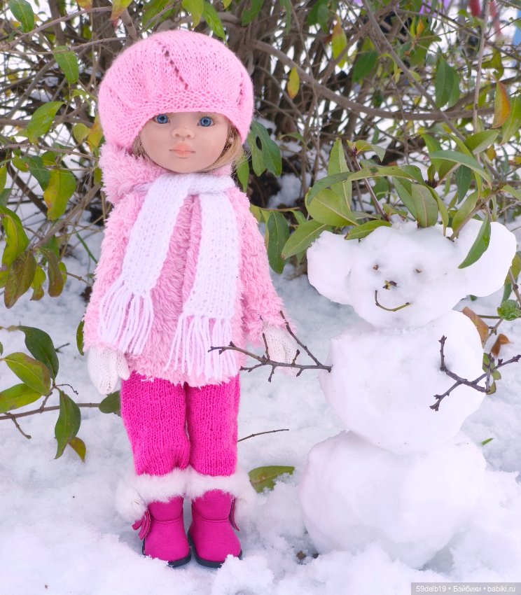 Снеговик — Куклы Paola Reina (Паола Рейна): новинки (фото 3)