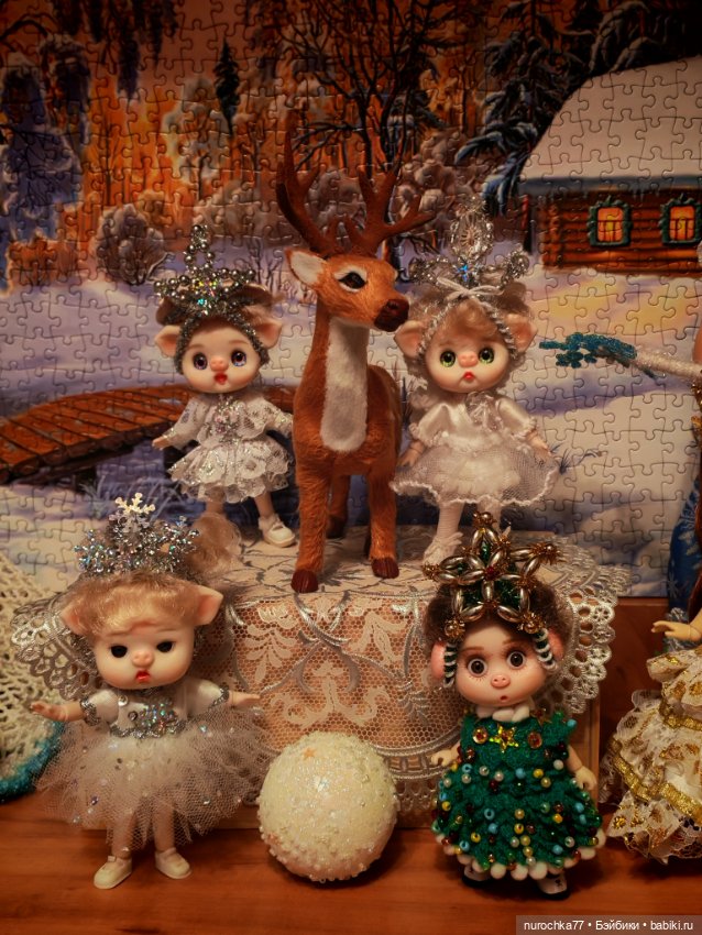 Про Нафочку. В новогодней инсталляции