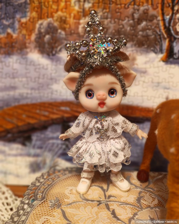 Про Нафочку. В новогодней инсталляции (фото 4)