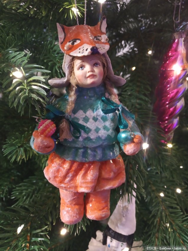 30 декабря - День ёлочных игрушек. Моя ватная коллекция