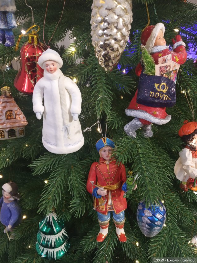 30 декабря - День ёлочных игрушек. Моя ватная коллекция