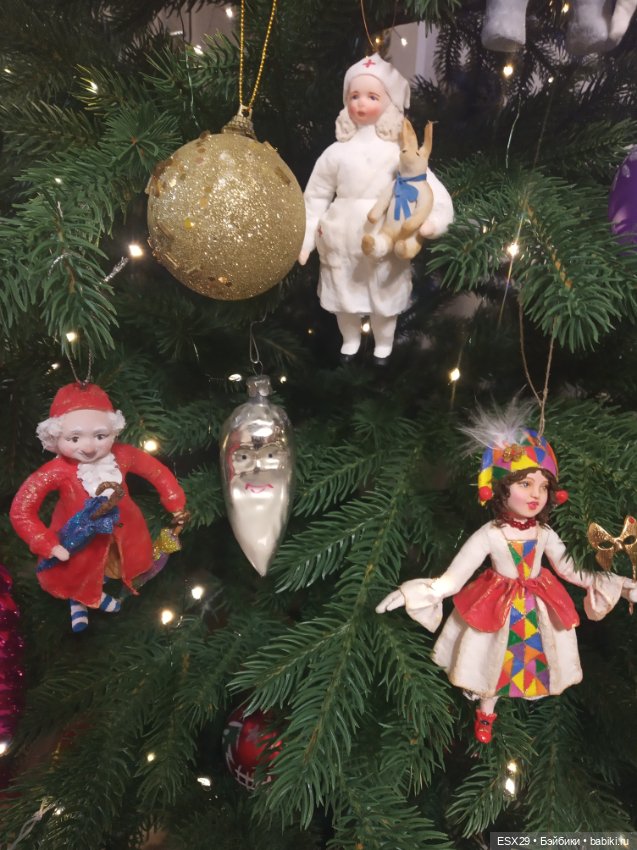 30 декабря - День ёлочных игрушек. Моя ватная коллекция (фото 8)