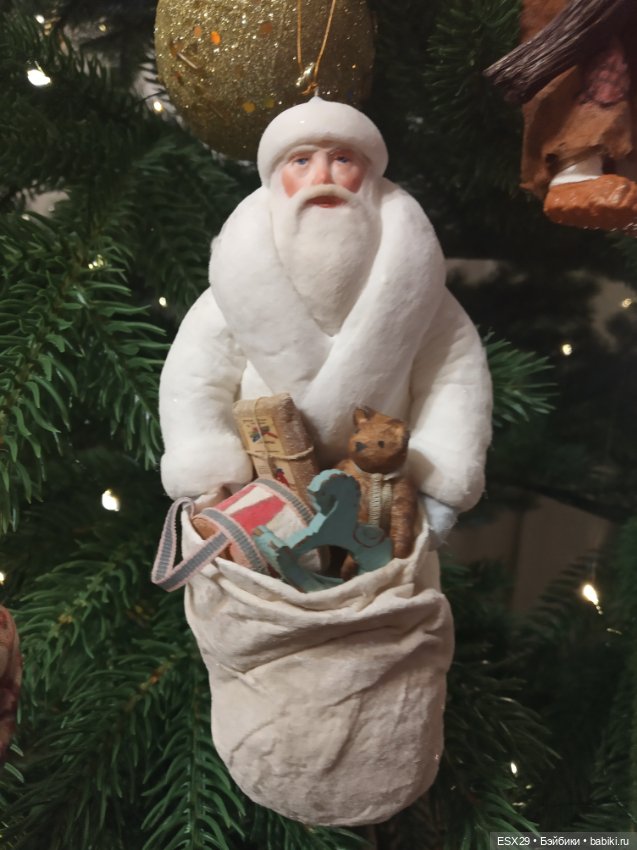 30 декабря - День ёлочных игрушек. Моя ватная коллекция