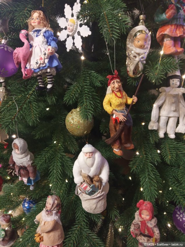 30 декабря - День ёлочных игрушек. Моя ватная коллекция
