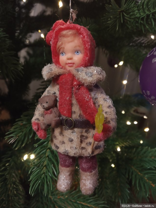 30 декабря - День ёлочных игрушек. Моя ватная коллекция