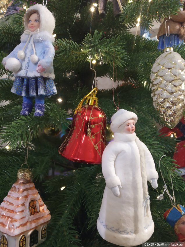 30 декабря - День ёлочных игрушек. Моя ватная коллекция