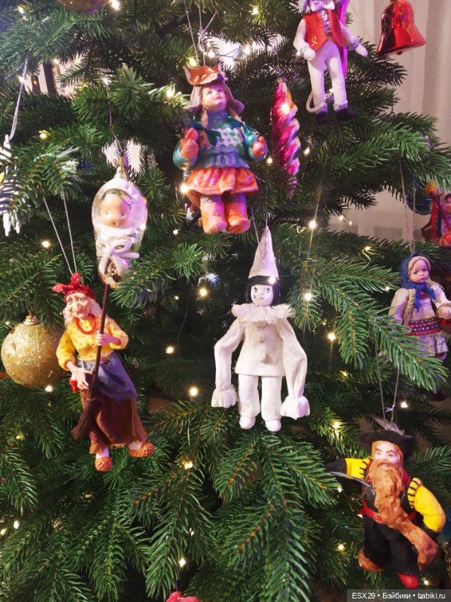 30 декабря - День ёлочных игрушек. Моя ватная коллекция (фото 5)