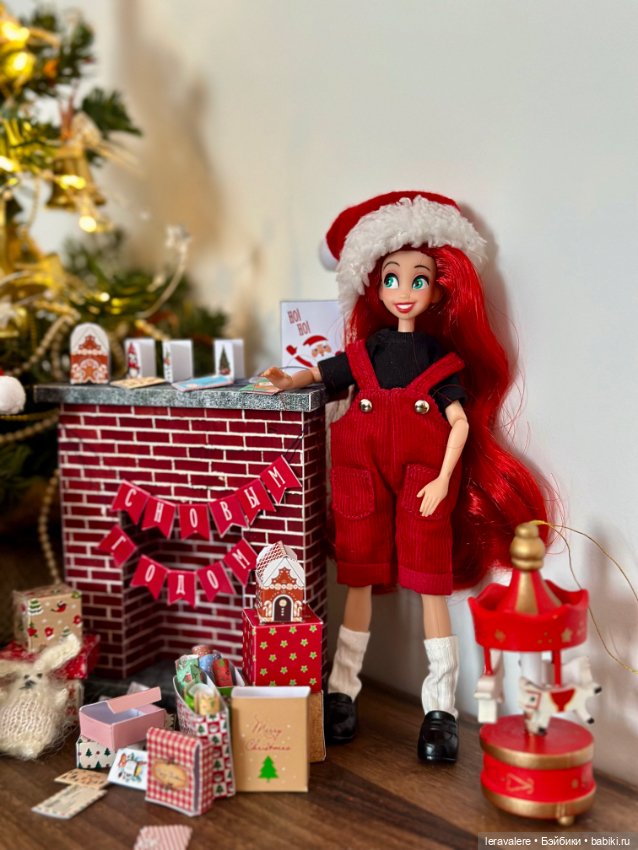 Новогоднее формата 1:12 — Коллекции игровых кукол (Playline): фото полок