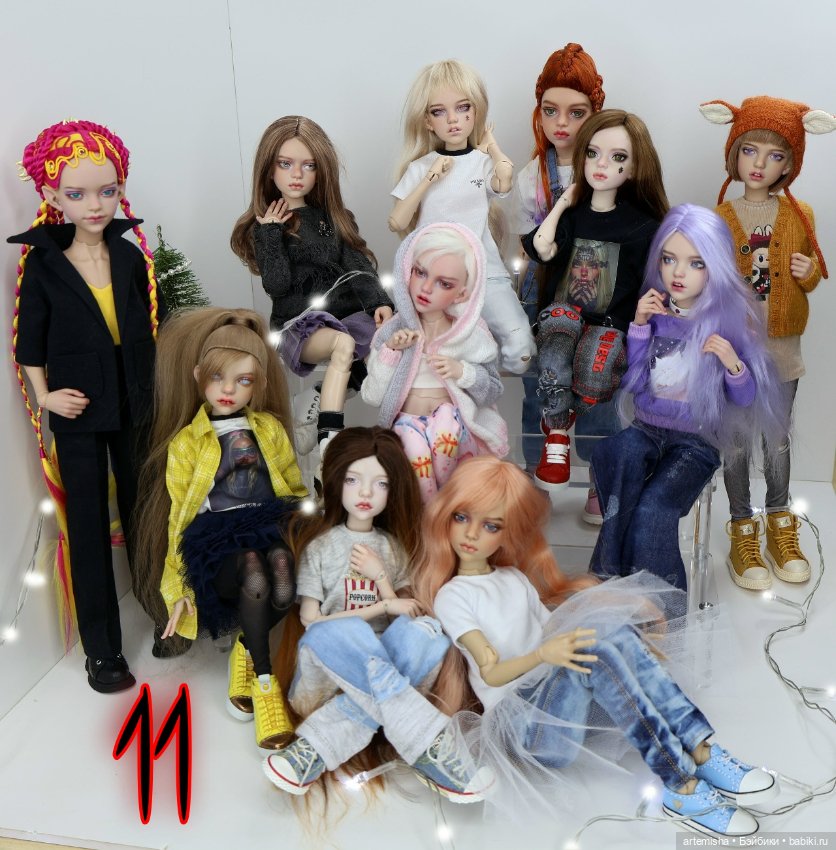 Итоги 2025 года — Коллекции кукол BJD (БЖД): фото витрин (фото 10)