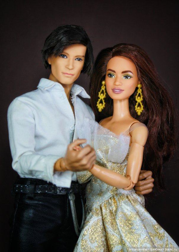 Дариан и Виталина на новогоднем балу