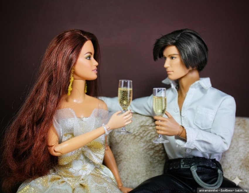 Дариан и Виталина на новогоднем балу