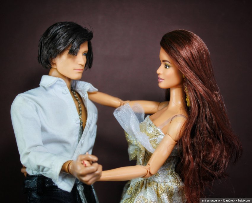 Дариан и Виталина на новогоднем балу