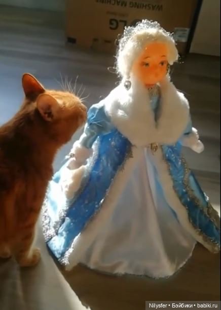 Создание Снегурочки — Реставрация и преображение кукол: ремонт (фото 10)