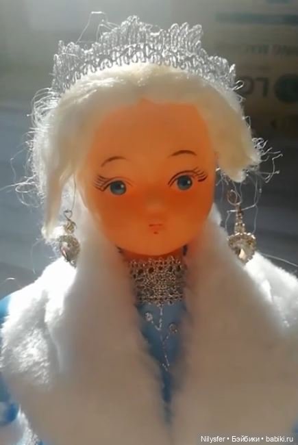 Создание Снегурочки — Реставрация и преображение кукол: ремонт