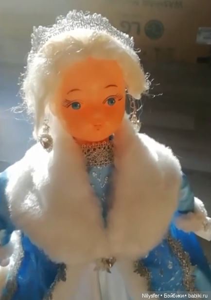 Создание Снегурочки — Реставрация и преображение кукол: ремонт