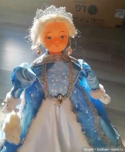 Создание Снегурочки — Реставрация и преображение кукол: ремонт