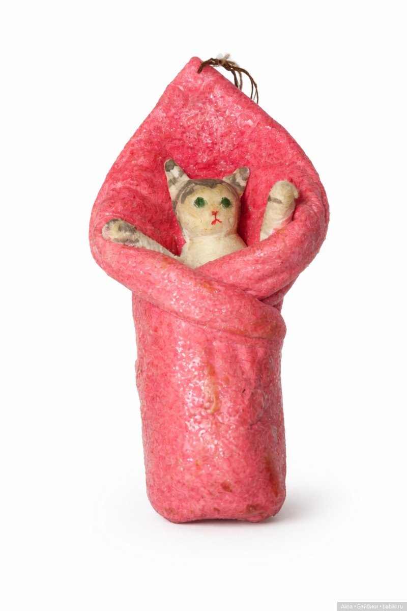 Ватные ёлочные игрушки-пеленашки (фото 3)