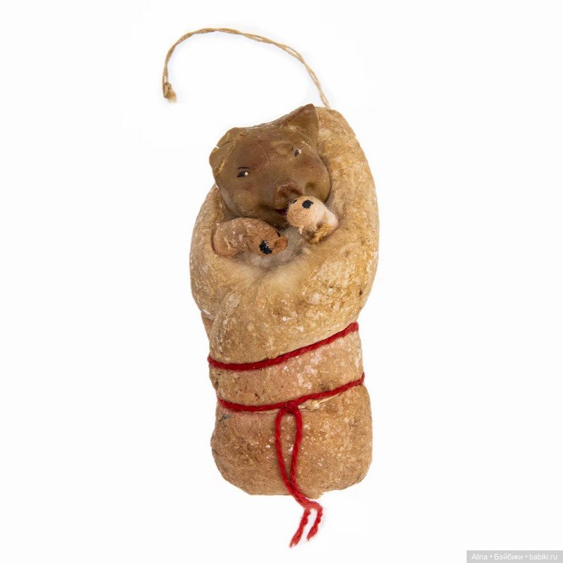 Ватные ёлочные игрушки-пеленашки (фото 2)