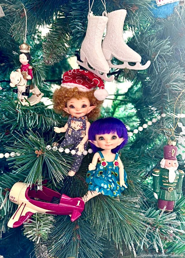 С Новым 2026 годом — Коллекции кукол BJD (БЖД): фото витрин (фото 2)