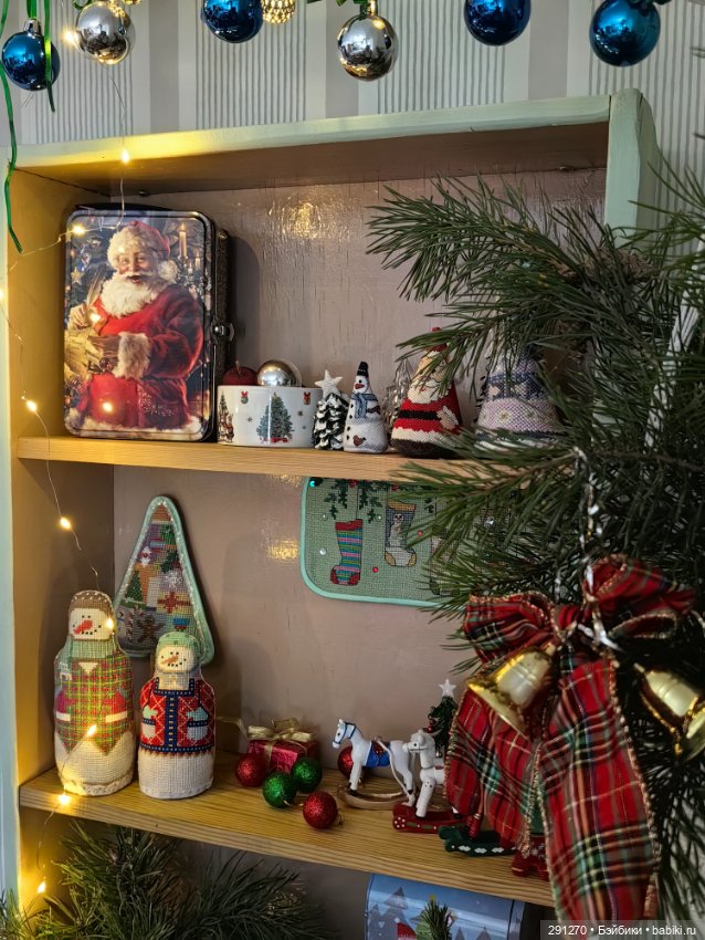 Новогодняя витрина 2026 — Вышивка крестиком (фото 3)