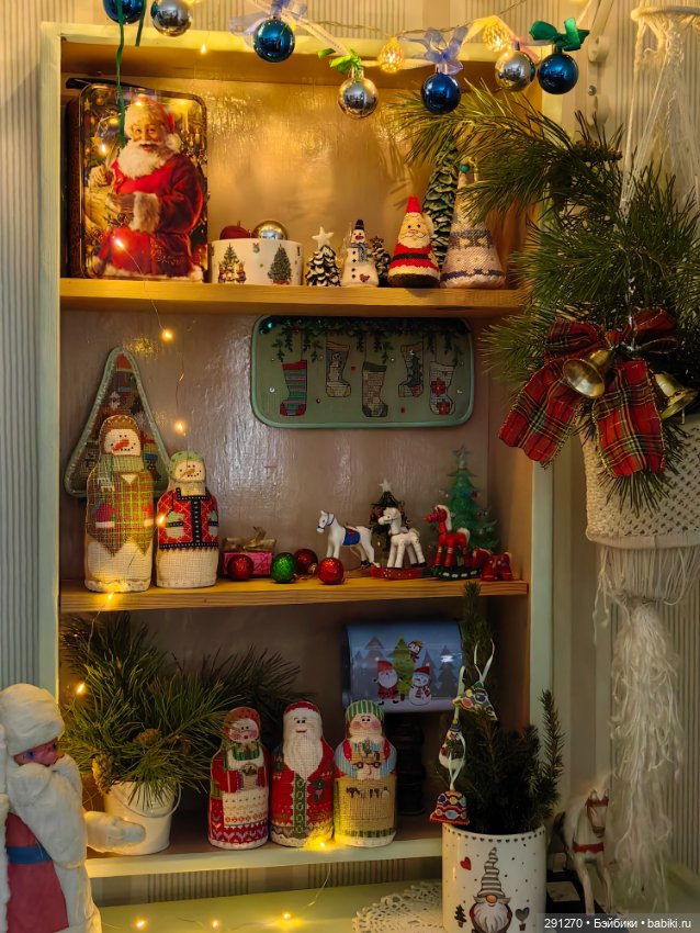 Новогодняя витрина 2026 — Вышивка крестиком (фото 2)