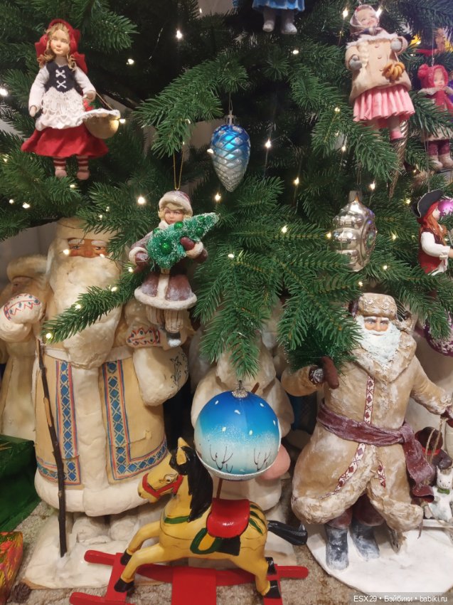 30 декабря - День ёлочных игрушек. Моя ватная коллекция