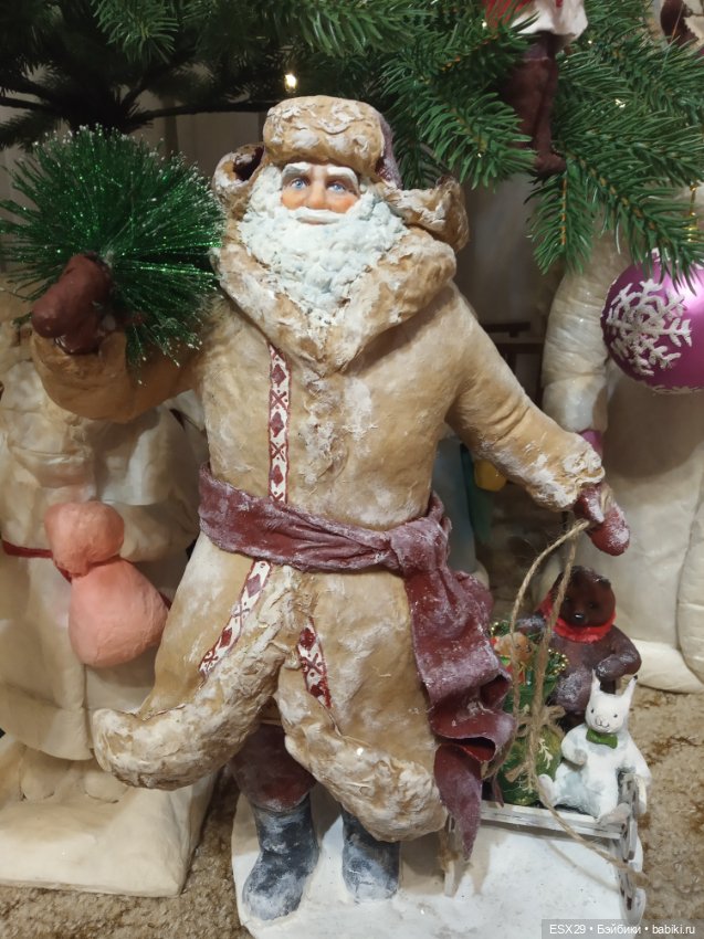 30 декабря - День ёлочных игрушек. Моя ватная коллекция