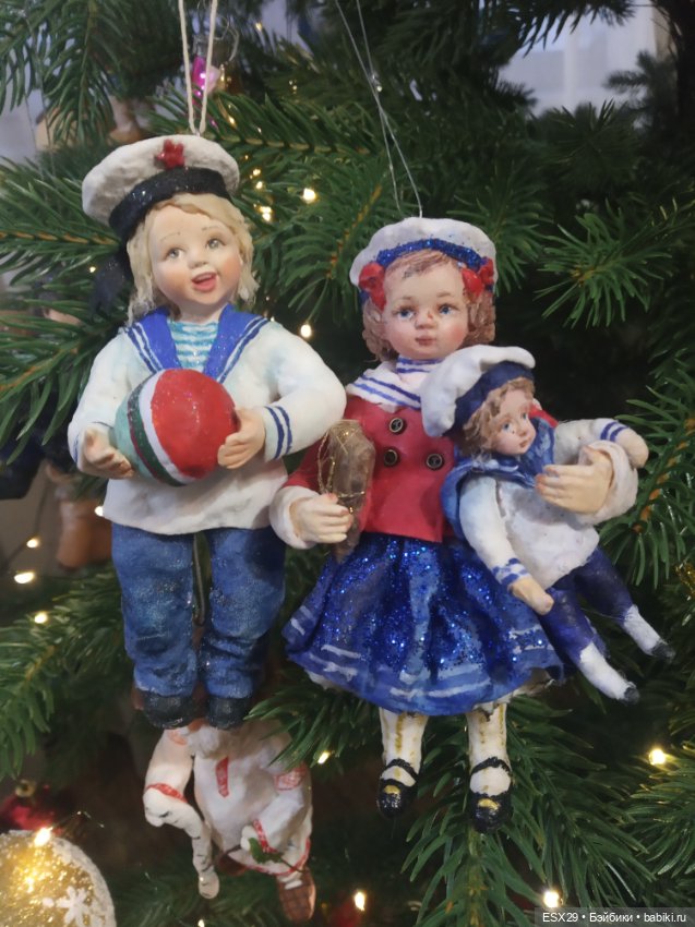 30 декабря - День ёлочных игрушек. Моя ватная коллекция