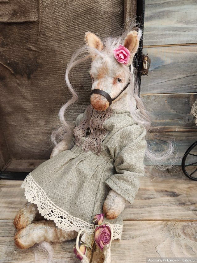 Rose лошадка-тедди — Авторские мишки Тедди и друзья: фото