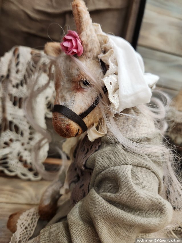 Rose лошадка-тедди — Авторские мишки Тедди и друзья: фото