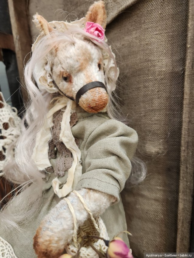 Rose лошадка-тедди — Авторские мишки Тедди и друзья: фото (фото 4)