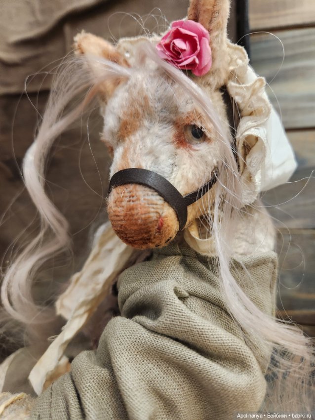 Rose лошадка-тедди — Авторские мишки Тедди и друзья: фото (фото 2)