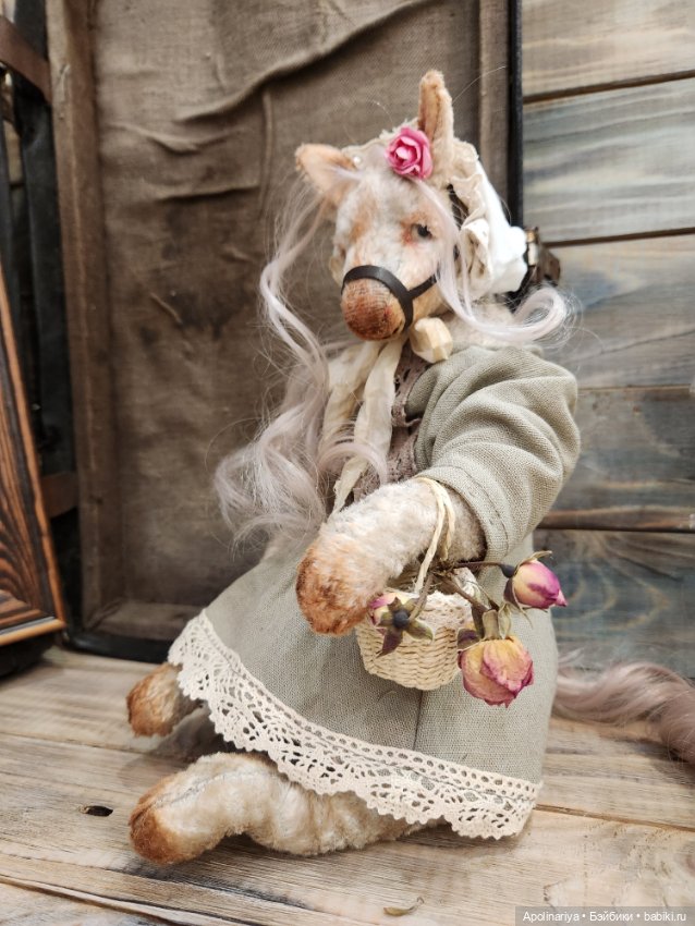 Rose лошадка-тедди — Авторские мишки Тедди и друзья: фото