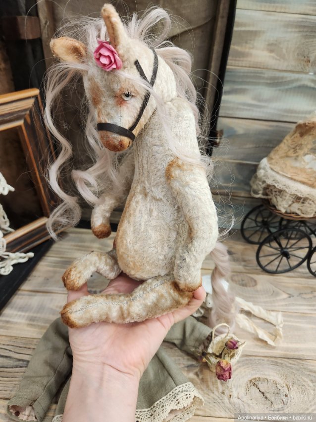 Rose лошадка-тедди — Авторские мишки Тедди и друзья: фото