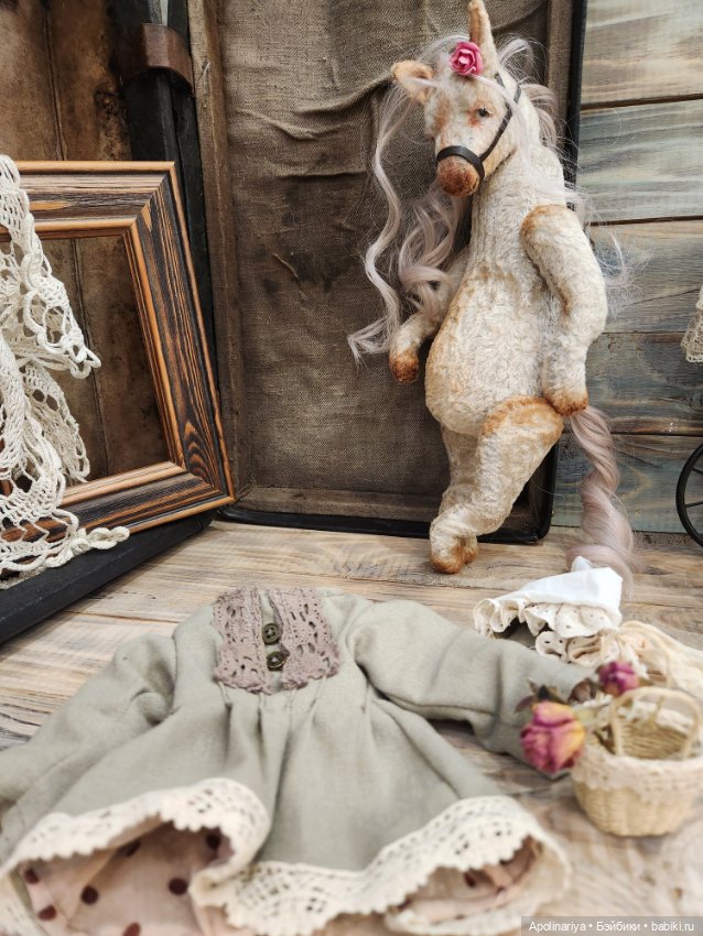 Rose лошадка-тедди — Авторские мишки Тедди и друзья: фото