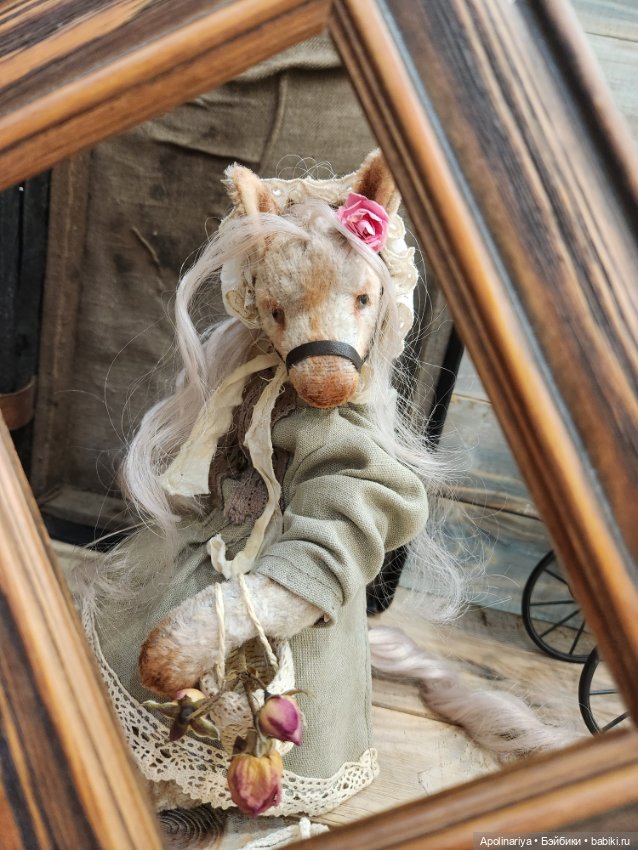 Rose лошадка-тедди — Авторские мишки Тедди и друзья: фото (фото 8)