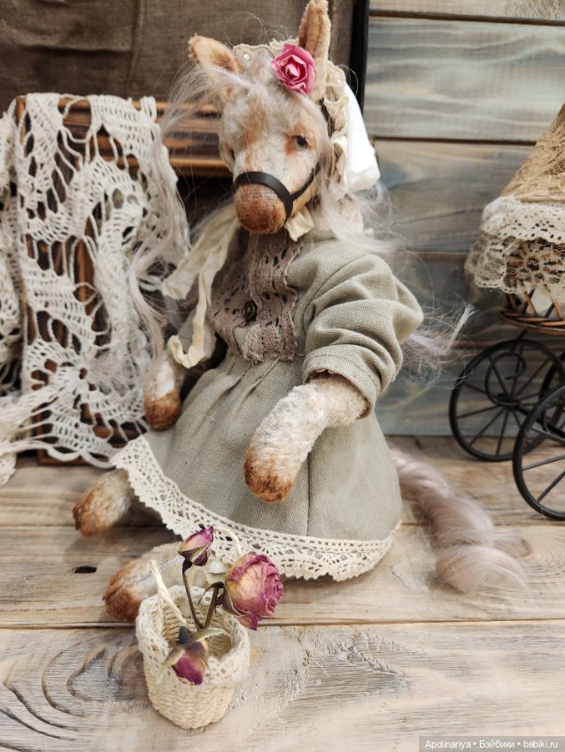 Rose лошадка-тедди — Авторские мишки Тедди и друзья: фото