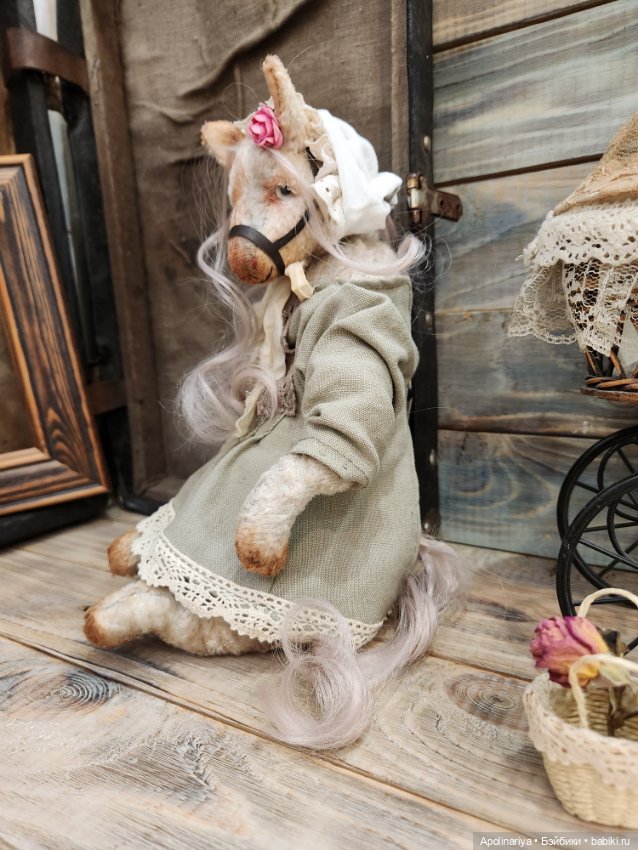 Rose лошадка-тедди — Авторские мишки Тедди и друзья: фото