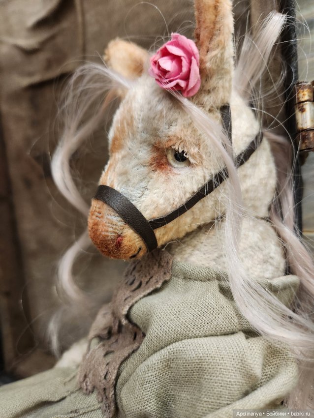 Rose лошадка-тедди — Авторские мишки Тедди и друзья: фото