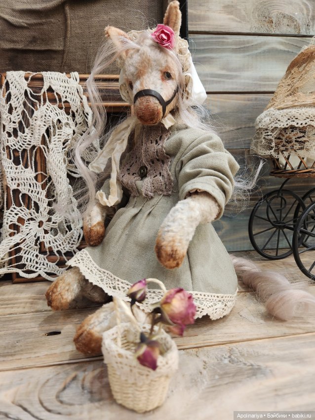 Rose лошадка-тедди — Авторские мишки Тедди и друзья: фото