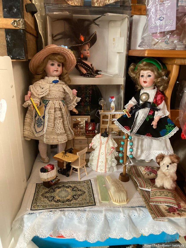 Еще немного антикварок из моей домашней коллекции кукол
