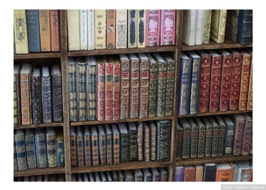 Домашняя библиотека — Румбоксы и кукольные интерьеры: фото (фото 3)