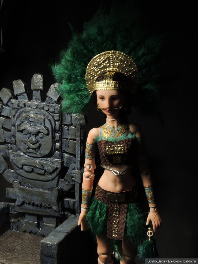 Чимальман — Авторские шарнирные куклы своими руками: лепка