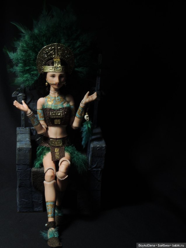 Чимальман — Авторские шарнирные куклы своими руками: лепка (фото 3)