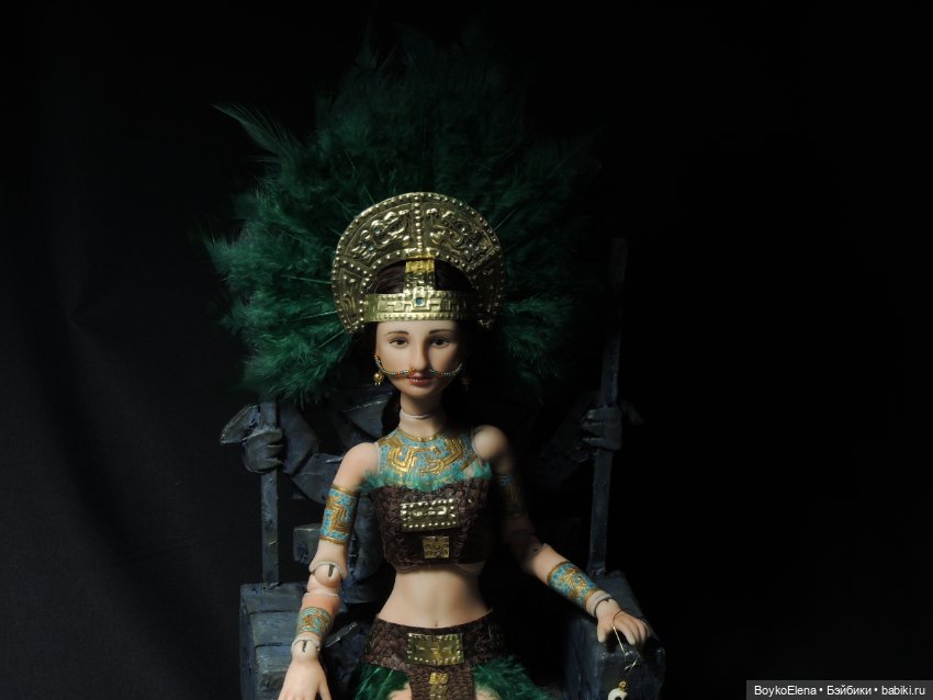 Чимальман — Авторские шарнирные куклы своими руками: лепка (фото 5)