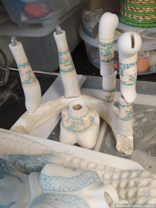 Чимальман — Авторские шарнирные куклы своими руками: лепка (фото 7)