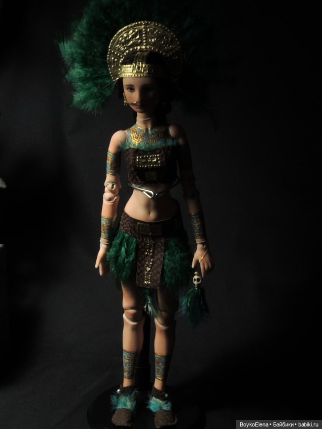 Чимальман — Авторские шарнирные куклы своими руками: лепка (фото 4)