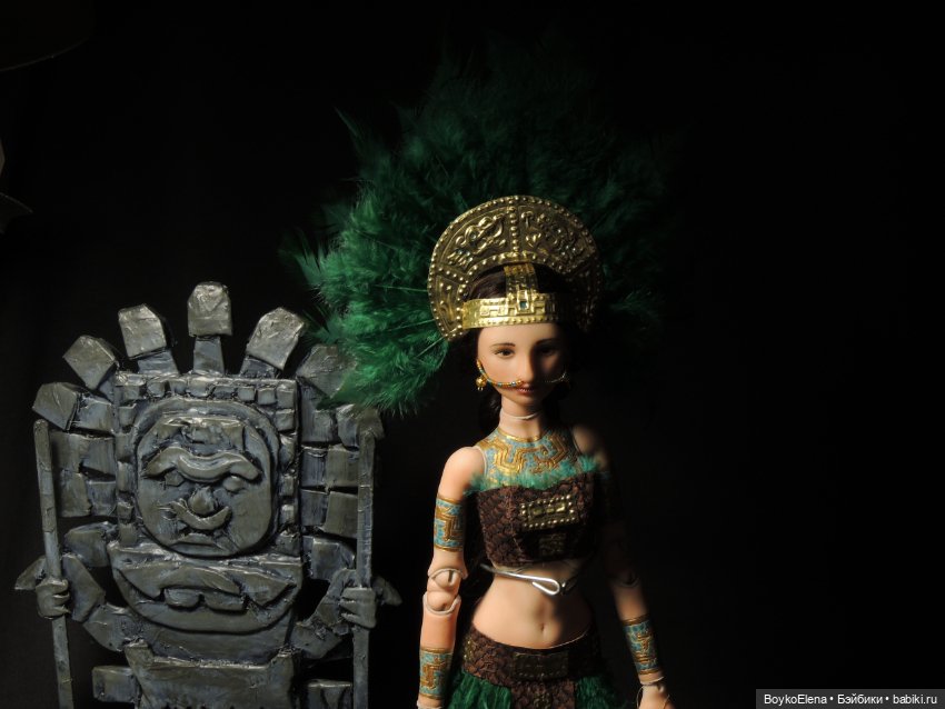 Чимальман — Авторские шарнирные куклы своими руками: лепка (фото 2)